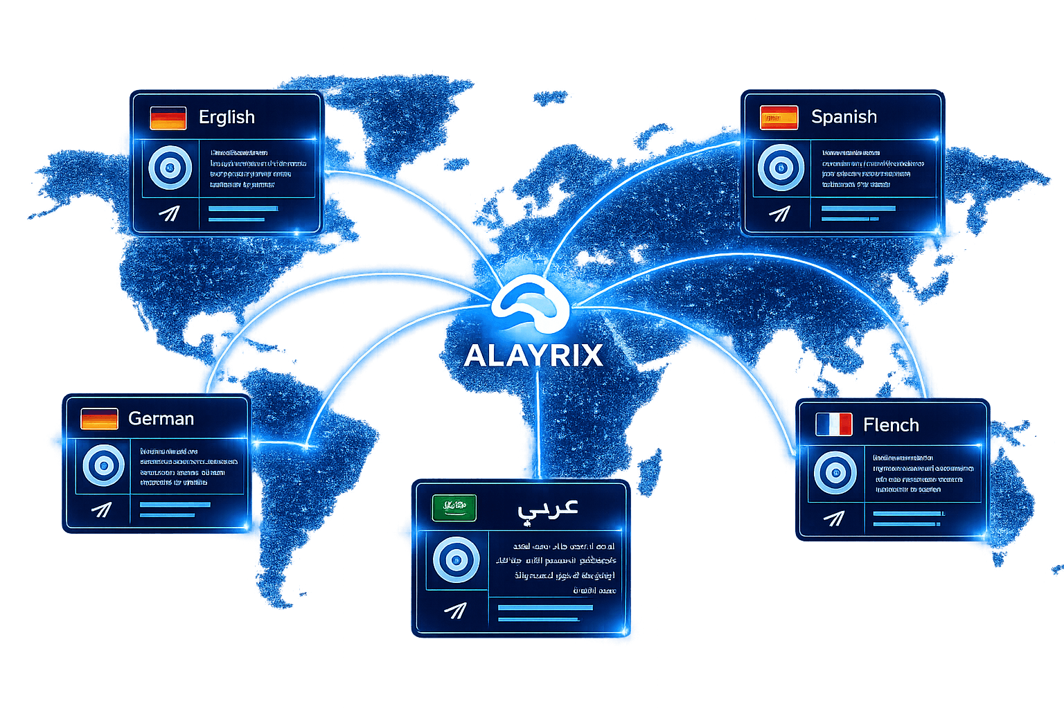 Alayrix global reach across languages and markets